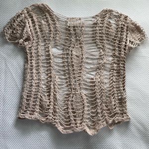 Tularosa crochet short sleeve shirt